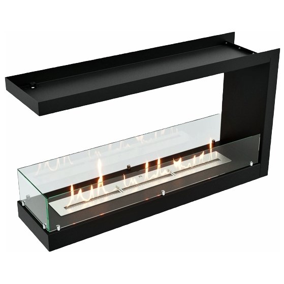 Встроенный биокамин Lux Fire Торцевой 1155 М