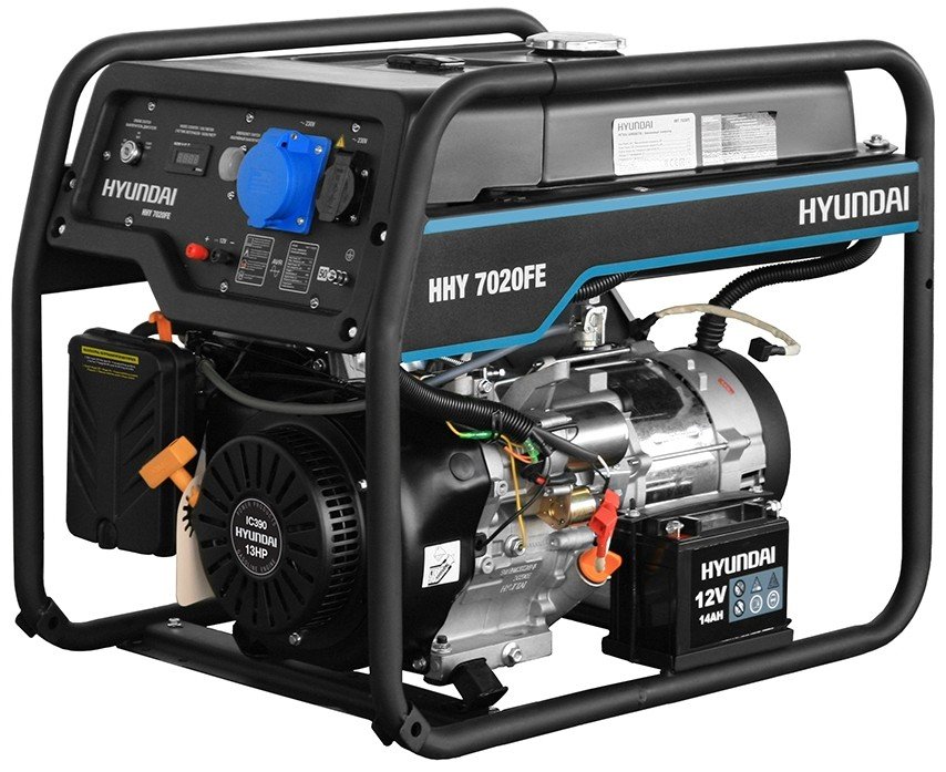 Бензиновый электрогенератор Hyundai HHY 7020FE