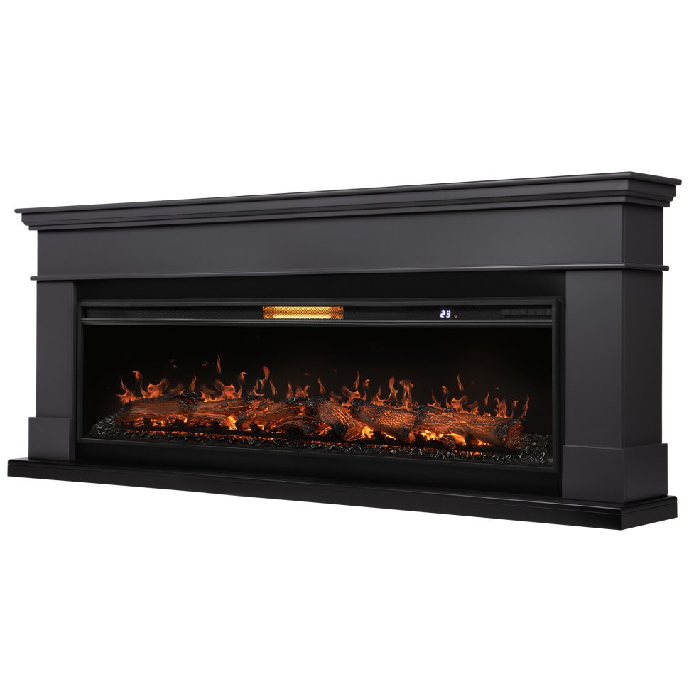 Каминокомплект Royal Thermo Aurora RTFP/P-AR60LS + портал Firelight California 60 G графит