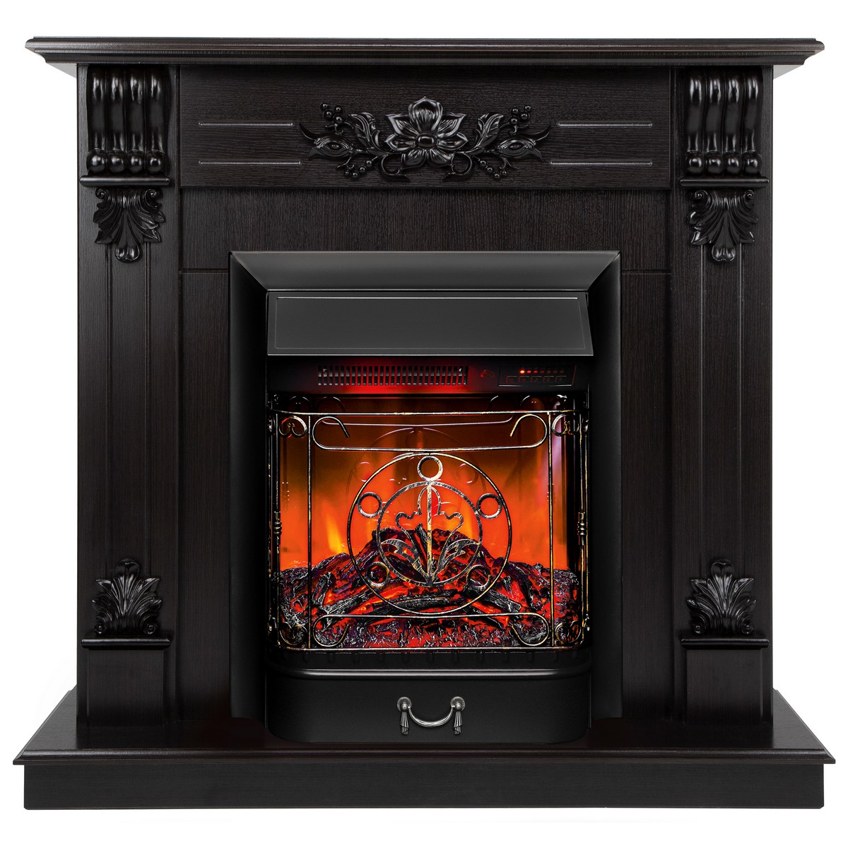 Электрокамин RealFlame Ottawa DN венге премиум с очагом Majestic Lux Black RC