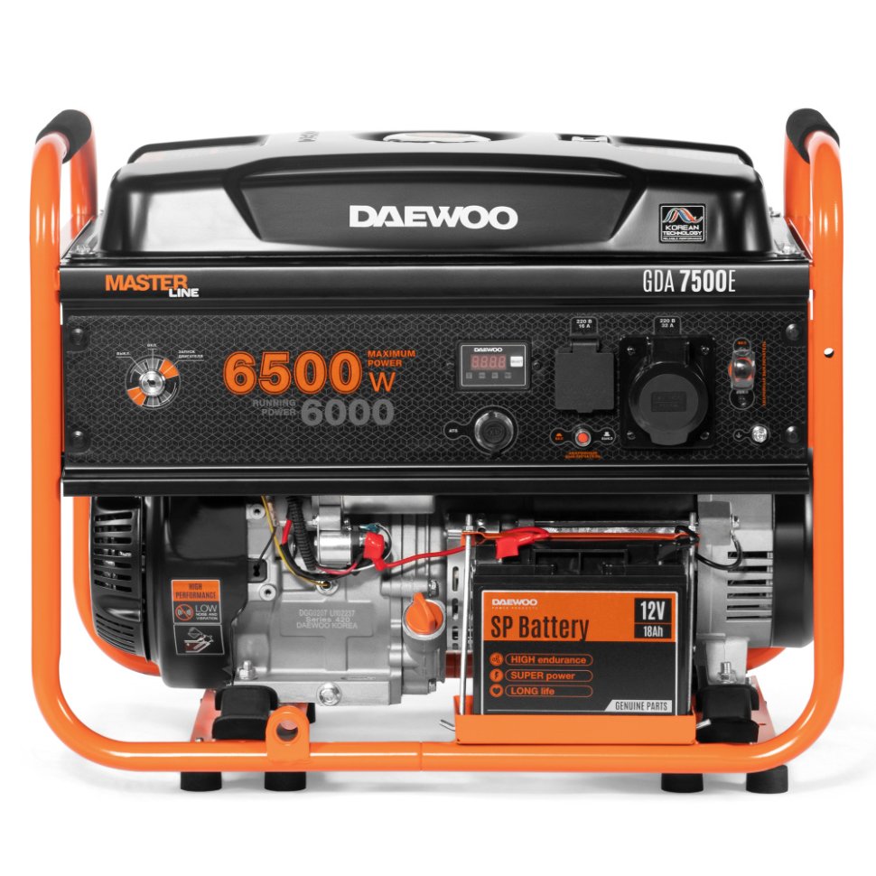 Генератор бензиновый Daewoo GDA 7500E