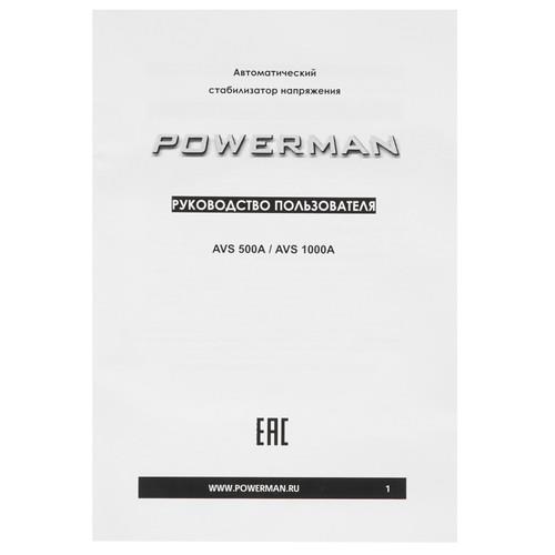 Стабилизатор напряжения PowerMan AVS 1000A