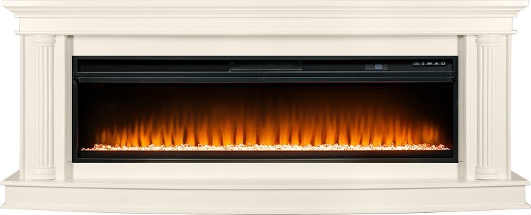 Каминокомплект Royal Flame Rome 60 с очагом Vision 60 LED слоновая кость