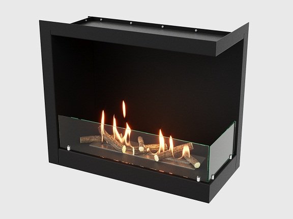Встроенный биокамин Lux Fire Угловой 755 М