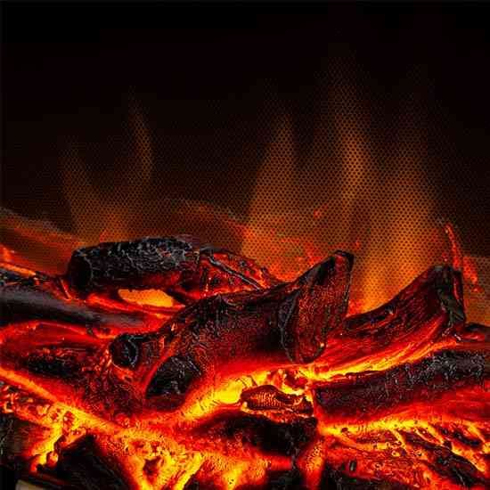Каминокомплект Хорошие Камины Марс с очагом RealFlame Fobos Lux Black белое дерево