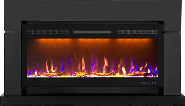 Каминокомплект Royal Flame Lindos с очагом Crystal 40 RF серый графит