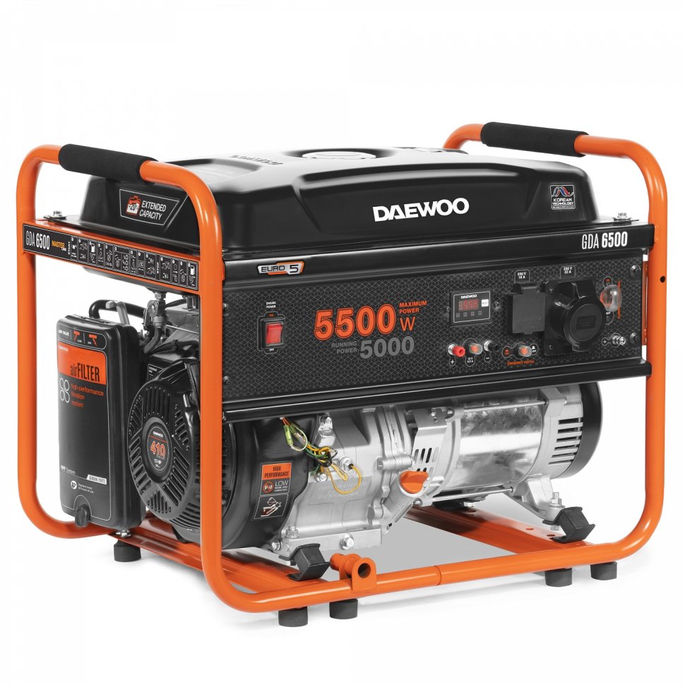 Генератор бензиновый Daewoo GDA 6500