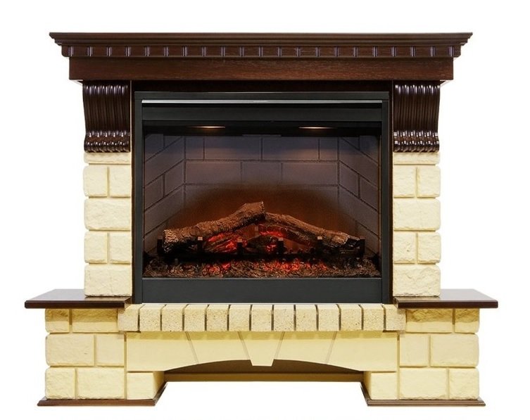 Каминокомплект Dimplex Pierre Luxe шампань с очагом Symphony 2608