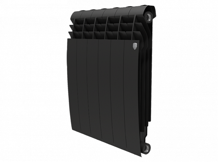Биметаллический радиатор отопления Royal Thermo BiLiner 500 6 секций Noir Sable