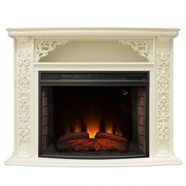Каминокомплект RealFlame Izabella 33 WT с очагом Firespace 33 S IR
