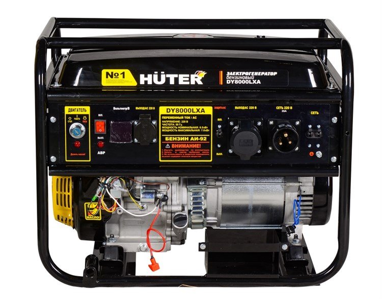 Бензиновый электрогенератор Huter DY8000LXA