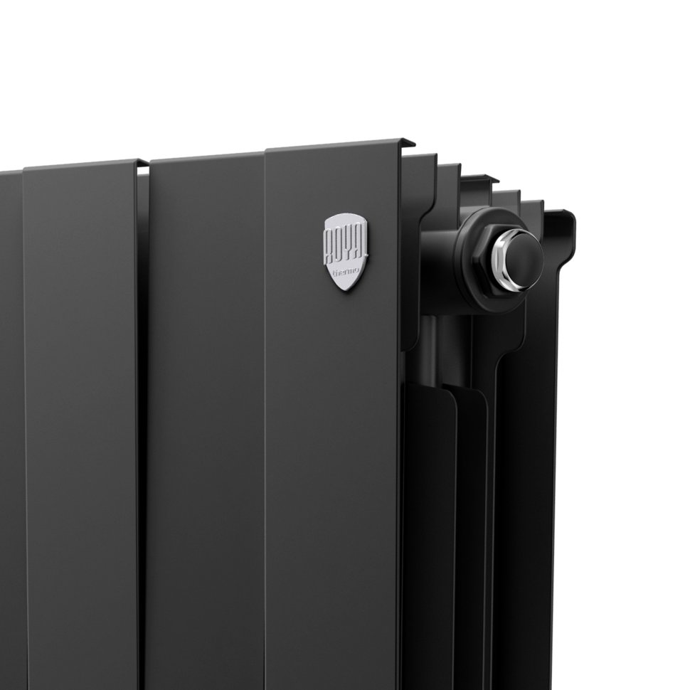 Биметаллический радиатор отопления Royal Thermo PianoForte 500 черный 6 секций