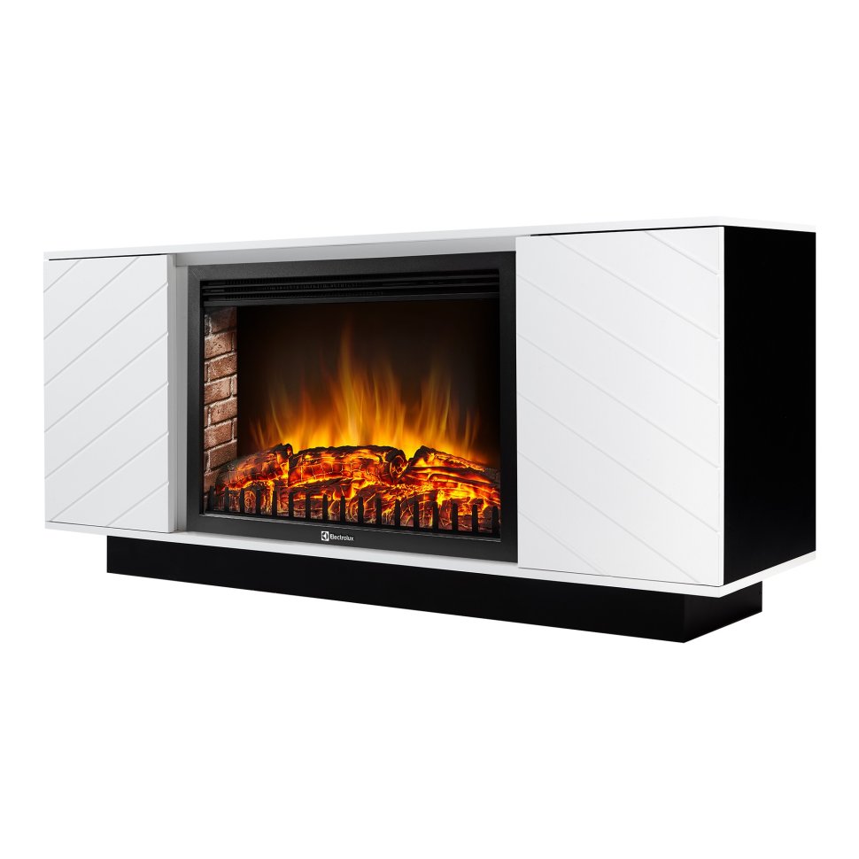 Каминокомплект Firelight Como 30 с очагом Electrolux EFP/P-3020LS белый