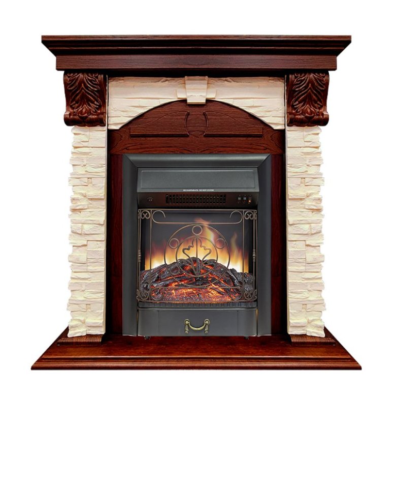 Каминокомплект Royal Flame Dublin с очагом Majestic FX Black орех каньон