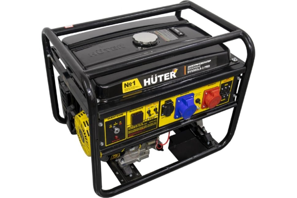 Бензиновый электрогенератор Huter DY9500LX-3 PRO