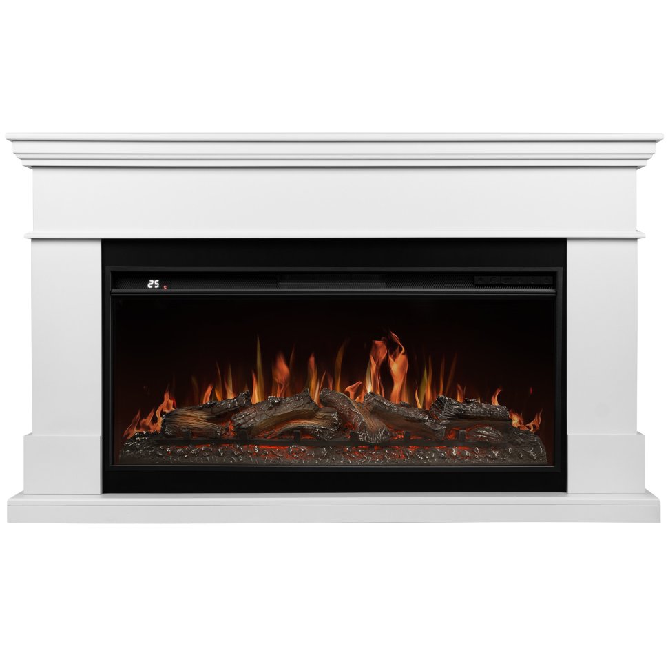 Каминокомплект Royal Thermo Aurora RTFP/P-AR40LS + портал Firelight California 42/40/36 белый