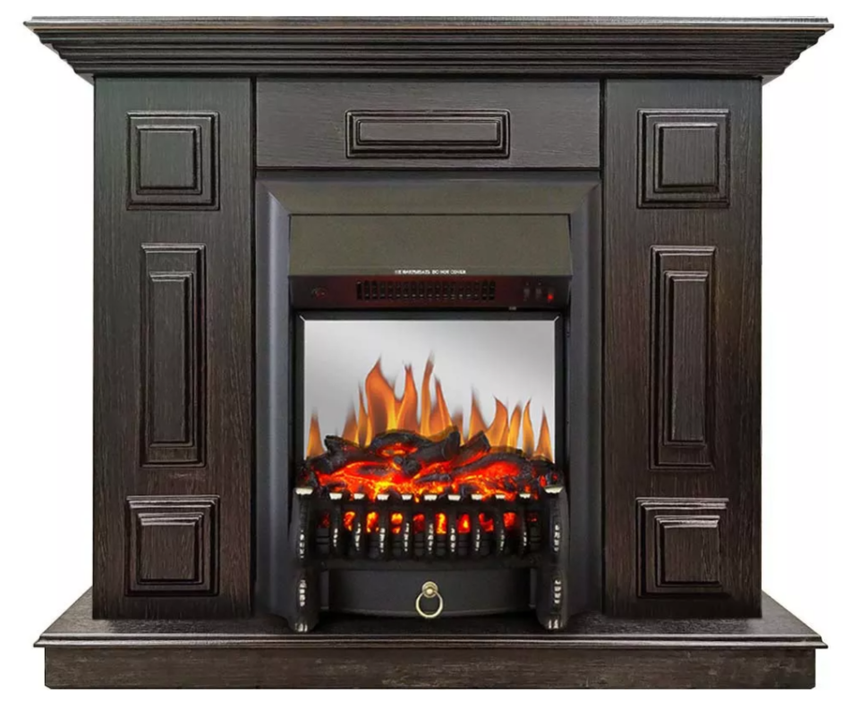 Каминокомплект Хорошие Камины Юпитер с очагом Royal Flame Fobos FX M Black венге