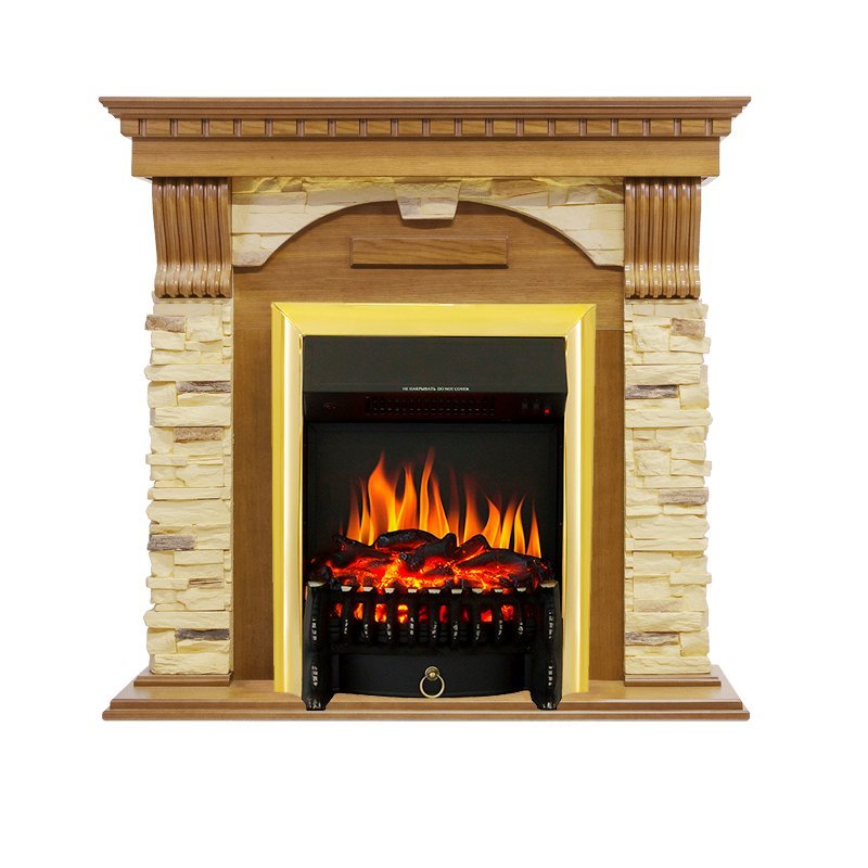 Каминокомплект Royal Flame Dublin с очагом Fobos FX Brass