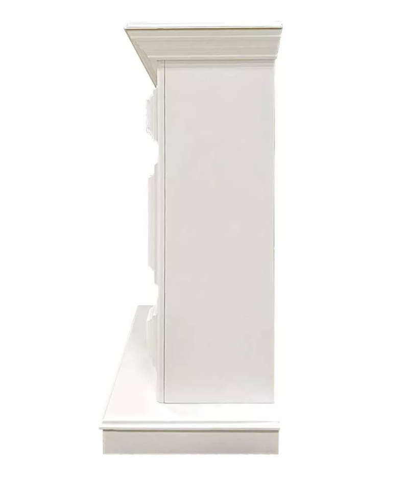 Каминокомплект Хорошие Камины Юпитер с очагом Royal Flame Aspen Black белый