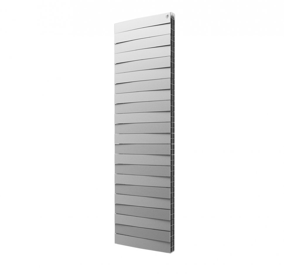 Биметаллический радиатор Royal Thermo PianoForte Tower 200 22 секции Silver Satin