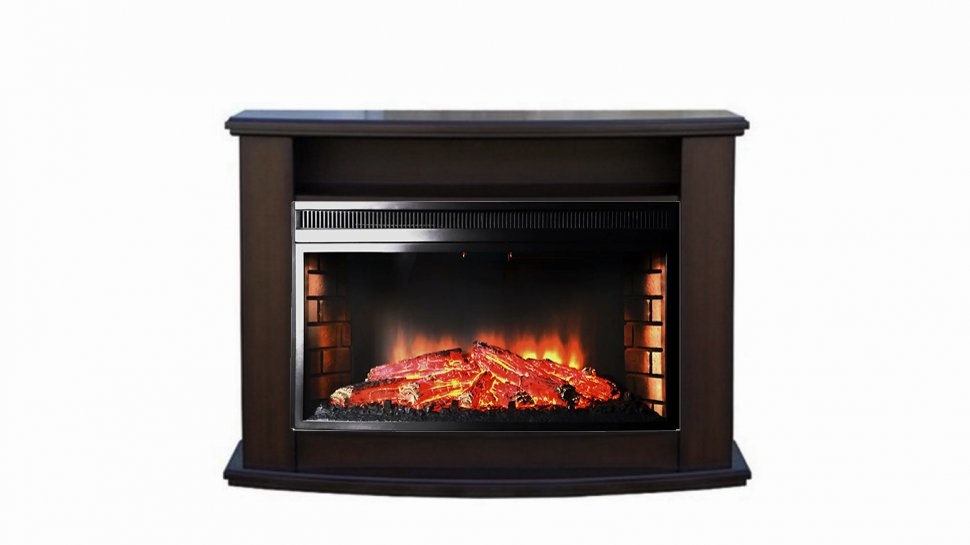 Каминокомплект Interflame Мельбурн с очагом Panoramic 33W LED FX темный дуб