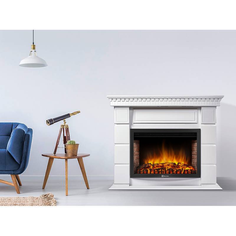 Каминокомплект Firelight Elegante 30 с очагом Electrolux EFP/P-3020LS белый