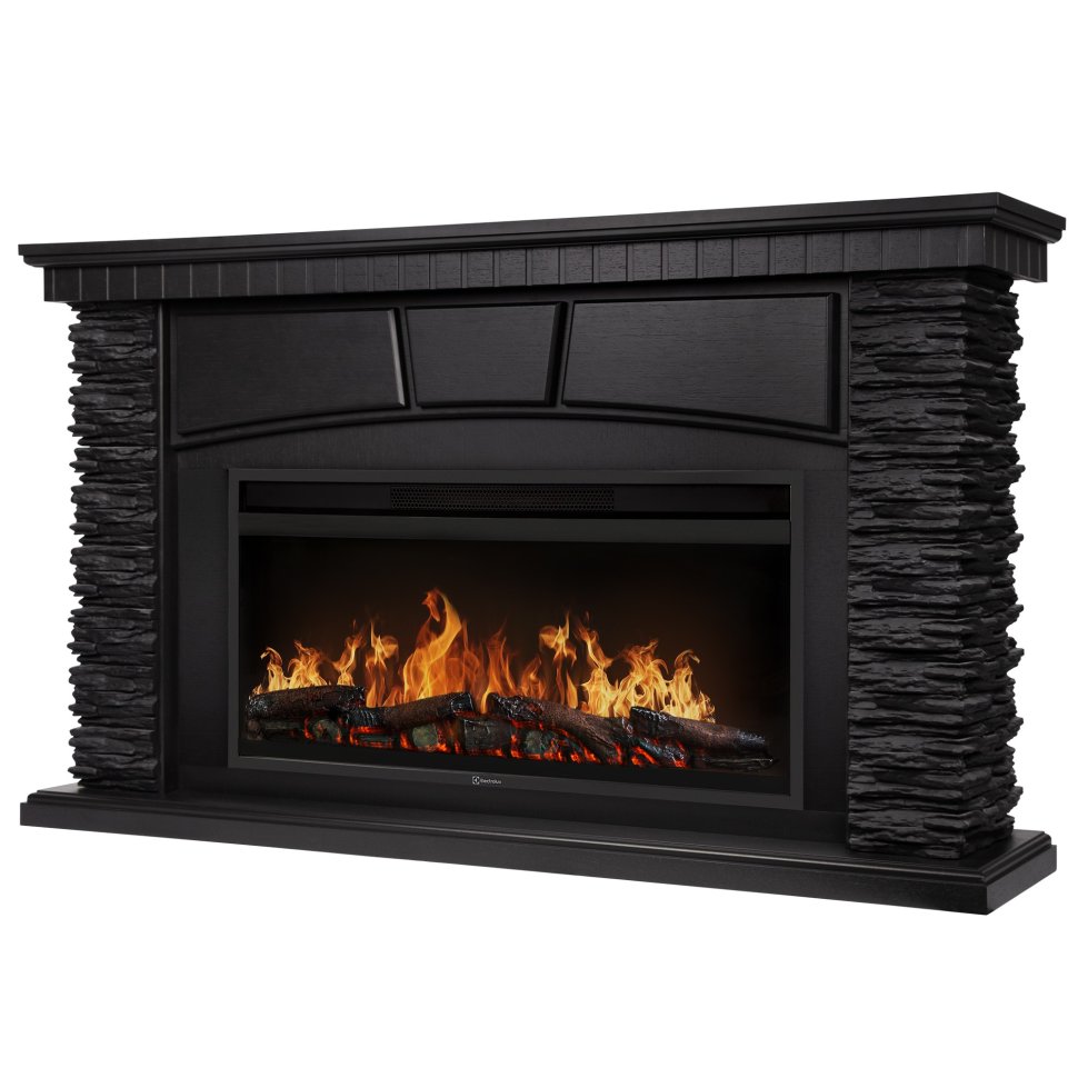 Каминокомплект Electrolux EFP/P-3620LS портал Porto 42/40/36 камень чер. шп. венге