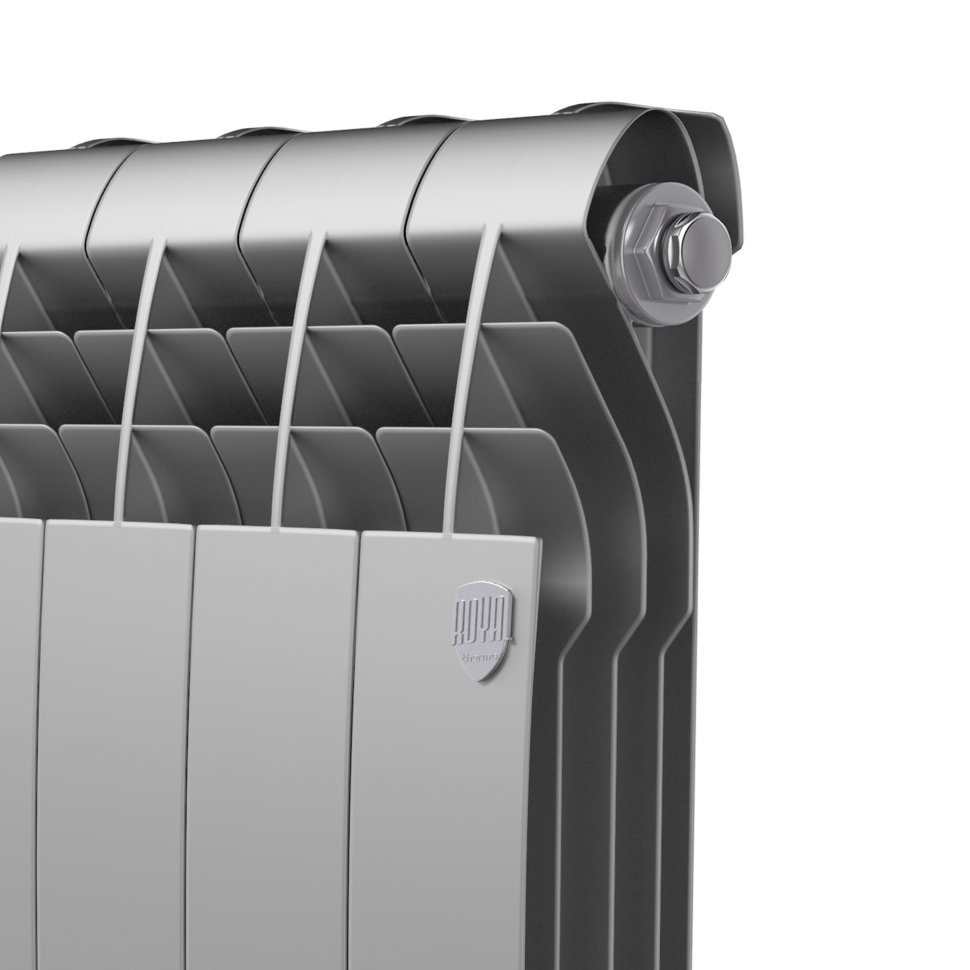 Биметаллический радиатор отопления Royal Thermo BiLiner 350 Silver Satin VR80 8 секций