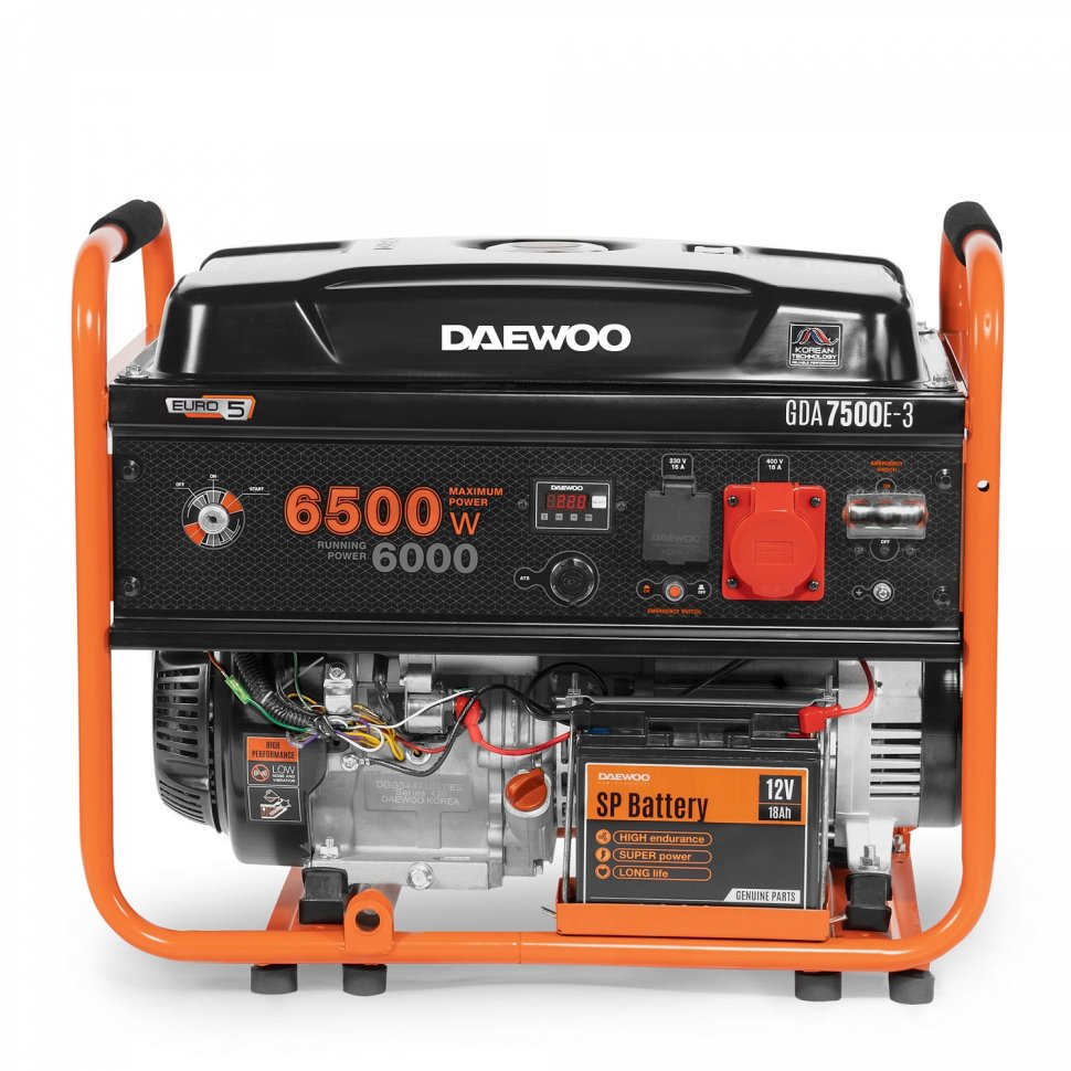 Генератор бензиновый Daewoo GDA 7500E-3