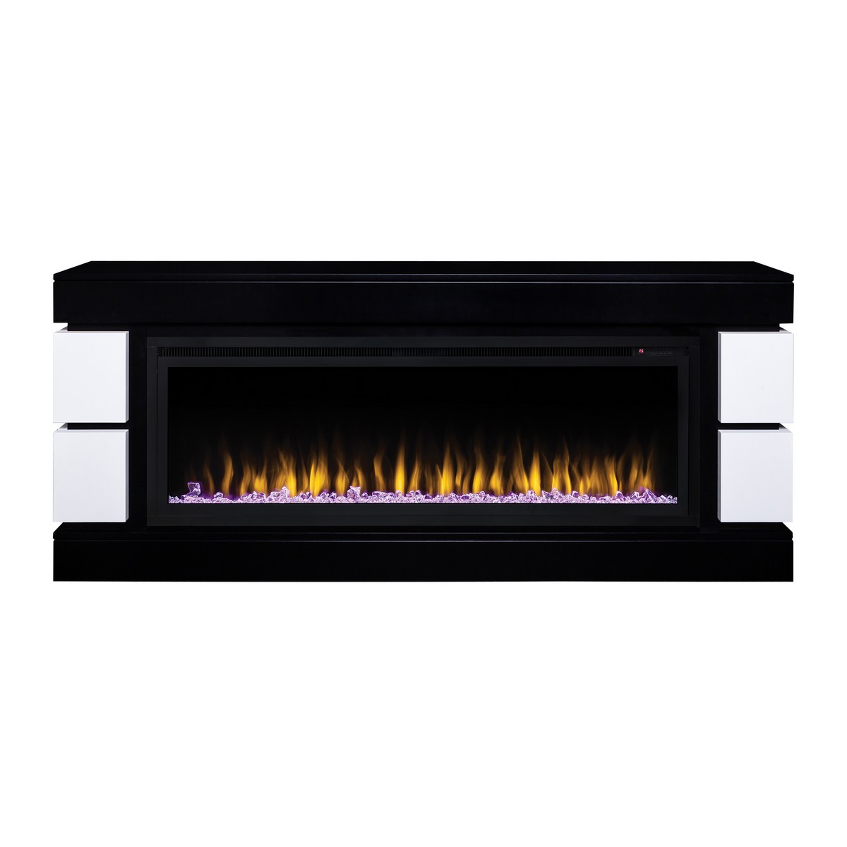 Электрокамин RealFlame Denver 50 BLM черный с очагом Saphir 50