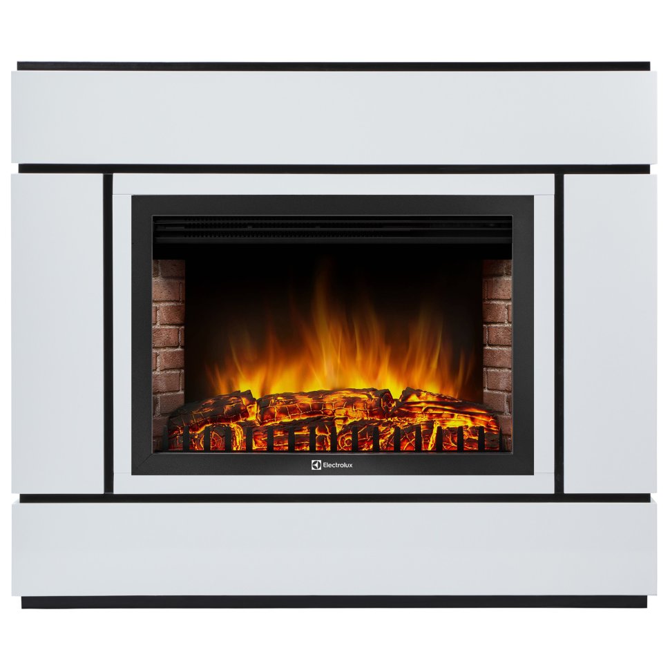 Каминокомплект Firelight Lacado 30 с очагом Electrolux EFP/P-3020LS белый