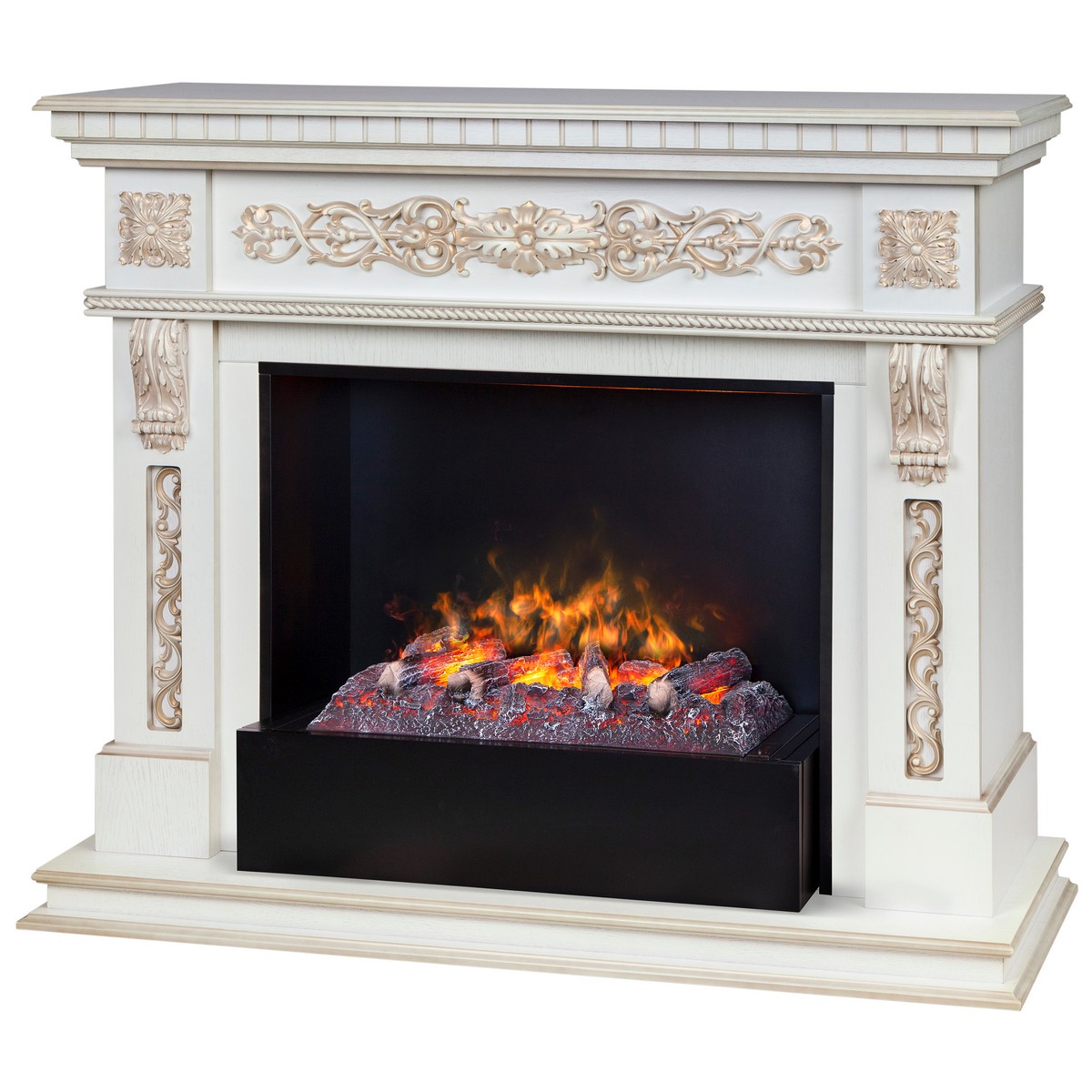 Электрокамин RealFlame Estella 25,5/26 WT с очагом 3D Cassette 630