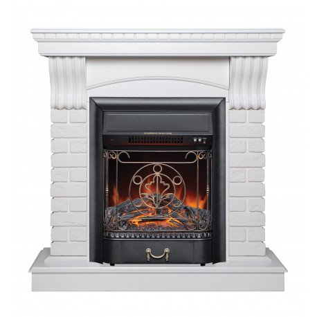 Каминокомплект RealFlame Jazz WT с очагом Majestic Lux Black S