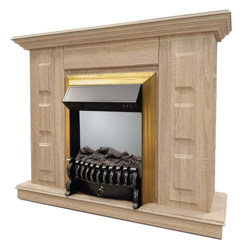 Каминокомплект Хорошие Камины Юпитер с очагом RealFlame Fobos Lux BR S сосна