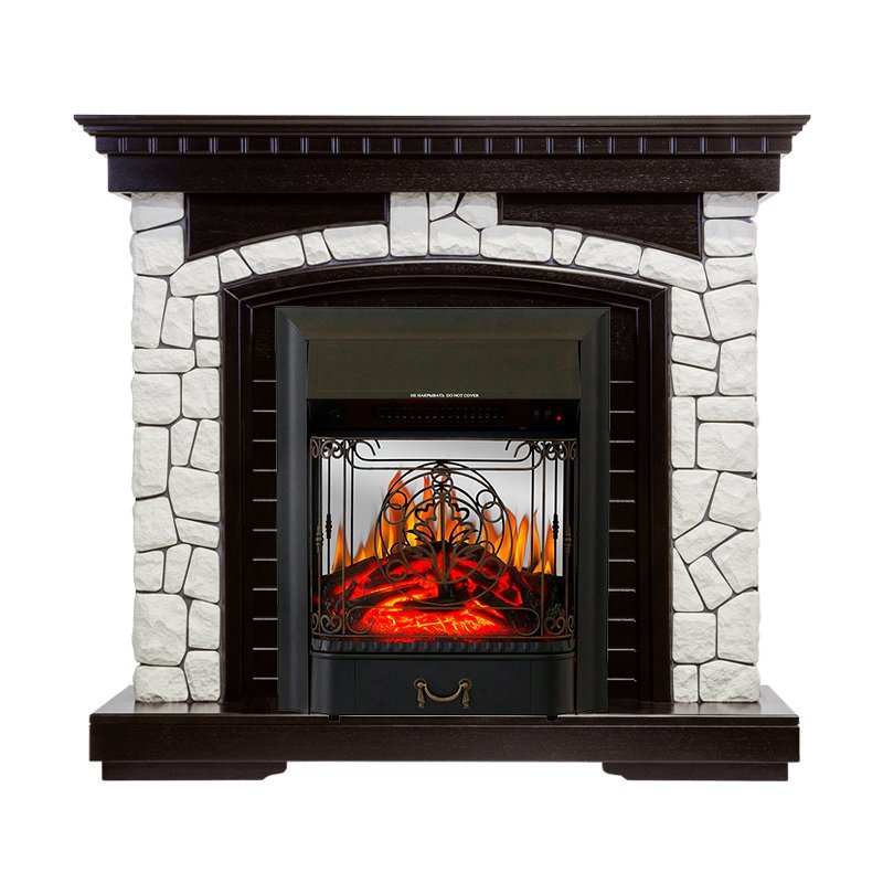 Каминокомплект Royal Flame Glasgow с очагом Majestic FX M Black