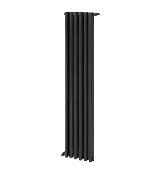 Алюминиевый радиатор отопления Stout SRA-3120-20000706 Anteprima 2000 6 секций черный