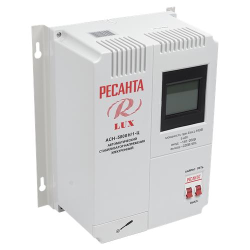 Стабилизатор напряжения Ресанта АСН-5000H/1-Ц Lux