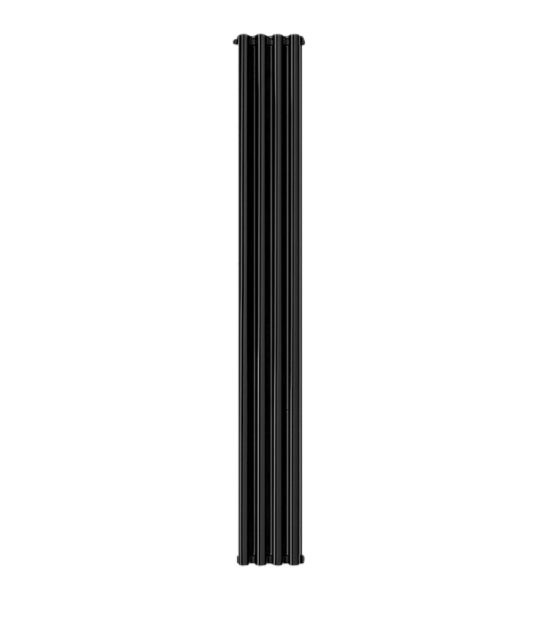 Алюминиевый радиатор отопления Stout SRA-3120-18000704 Anteprima 1800 4 секции черный