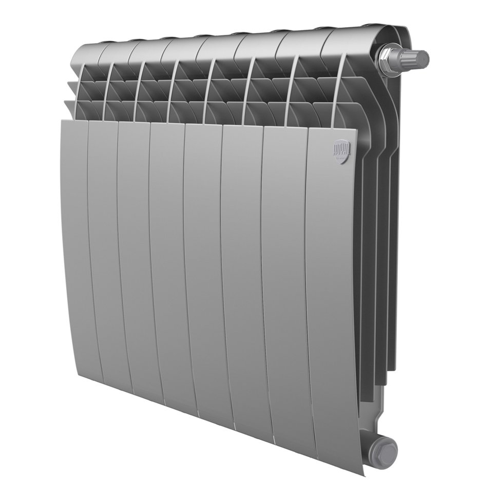 Биметаллический радиатор отопления Royal Thermo BiLiner 500 Silver Satin VR80 8 секций