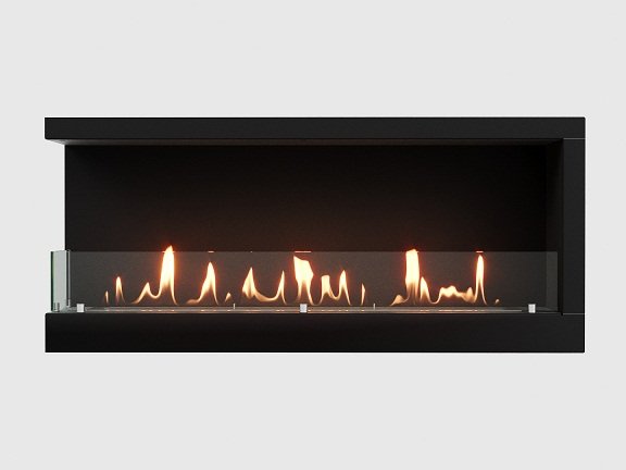 Встроенный биокамин Lux Fire Угловой 1090 S