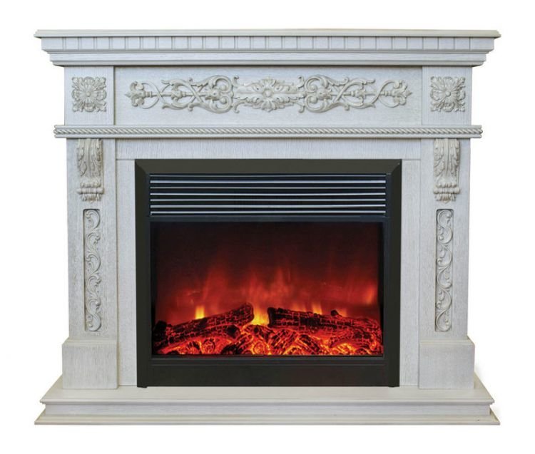 Каминокомплект RealFlame Estella 25,5/26 WT с очагом Moonblaze Deluxe
