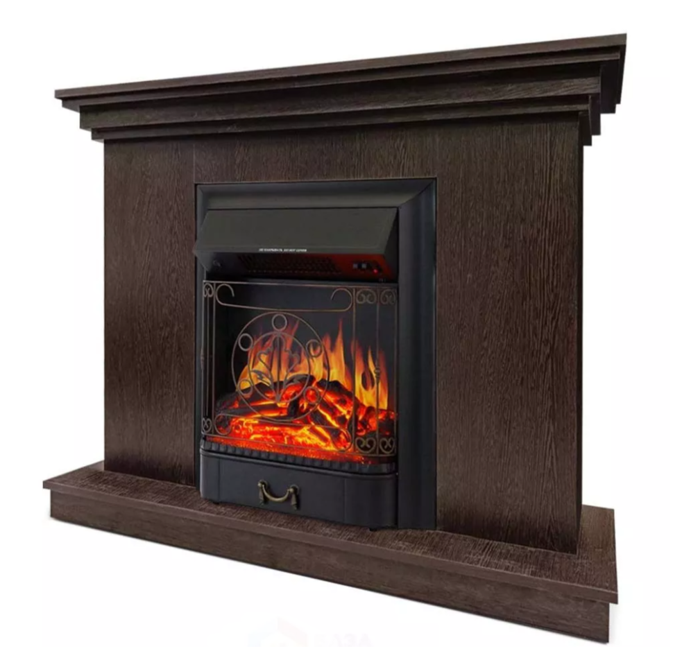 Каминокомплект Хорошие Камины Марс с очагом Royal Flame Majestic FX Black венге