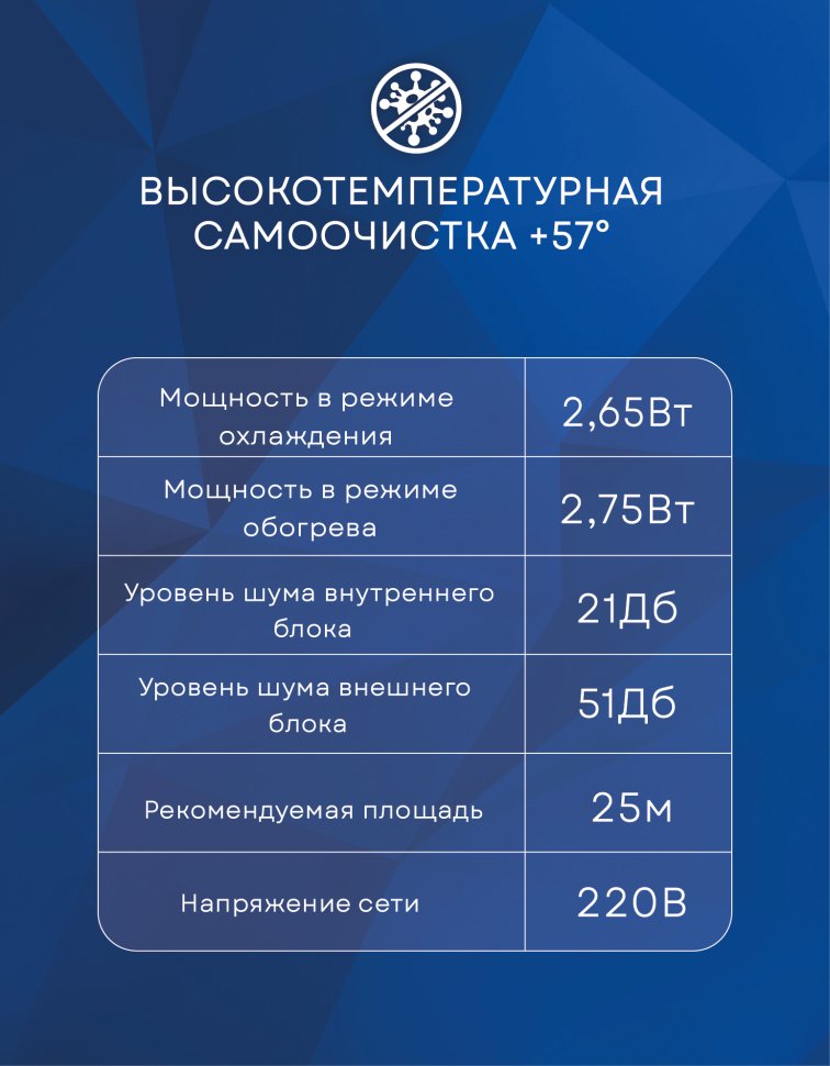 Кондиционер AUX ASW-H09A4/QH-R1/AS-H09A4/QH-R1 Q Fresh