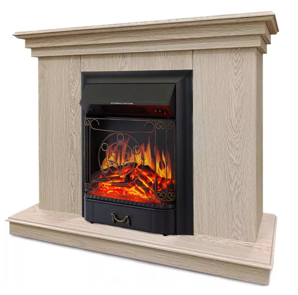 Каминокомплект Хорошие Камины Марс с очагом Royal Flame Majestic FX Black сосна
