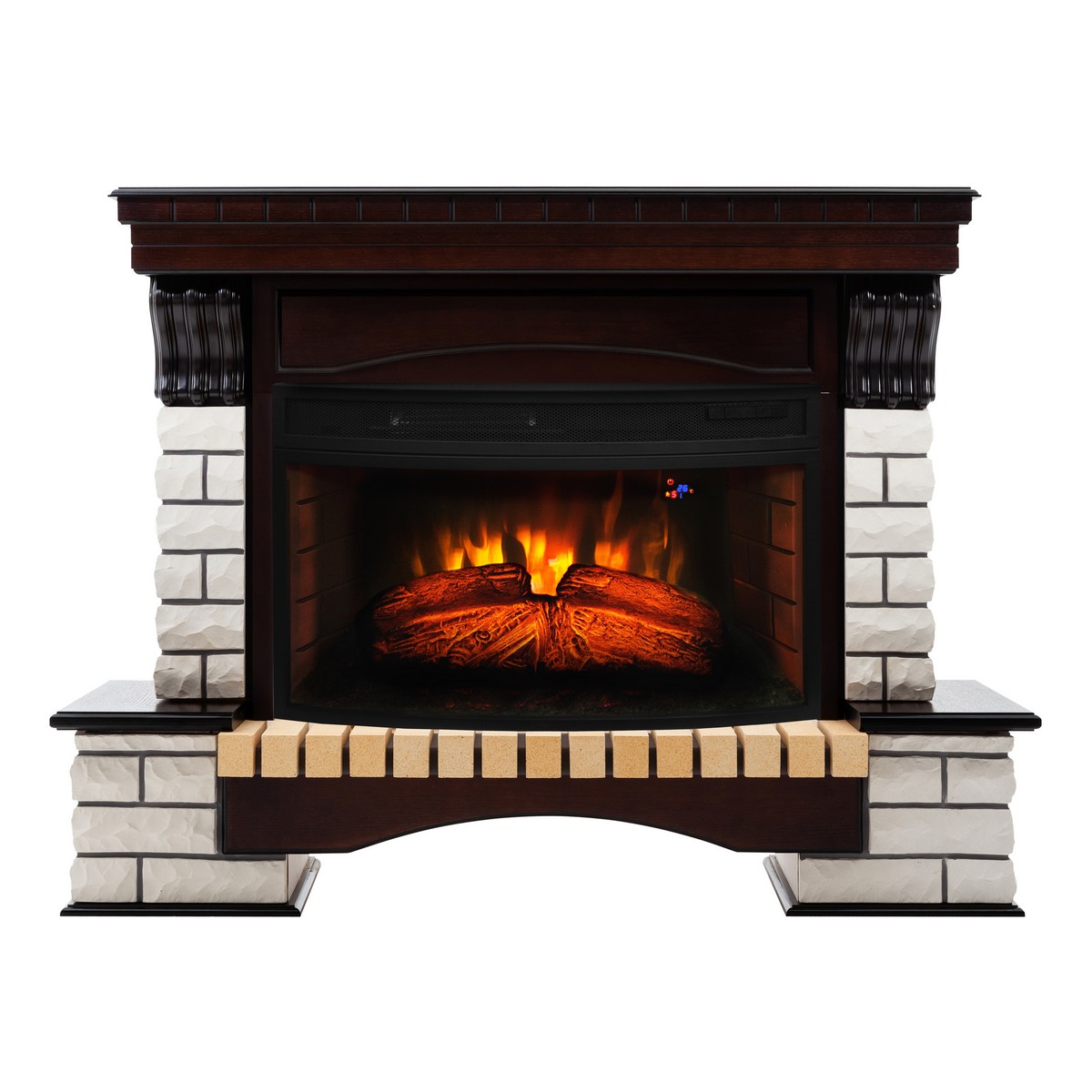 Электрокамин RealFlame Country 33W AO античный дуб c Firespace 33W S IR