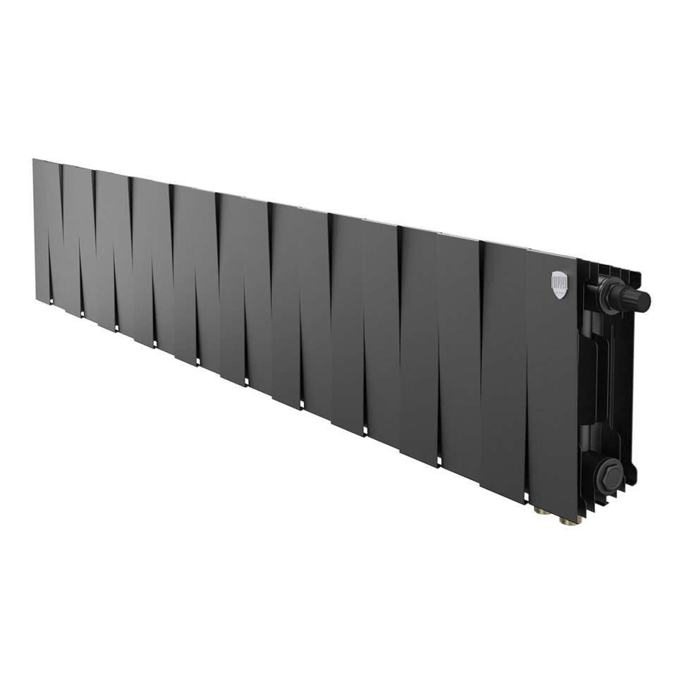 Биметаллический радиатор отопления Royal Thermo PianoForte 200 VDR80 Noir Sable 20 секций