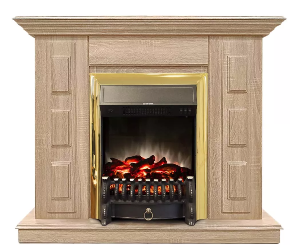 Каминокомплект Хорошие Камины Юпитер с очагом RealFlame Fobos Lux BR S сосна